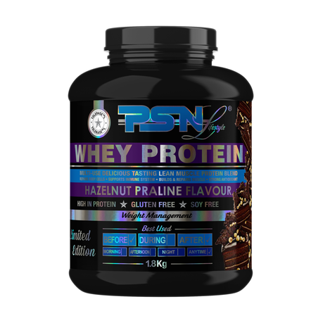 PSNLifestyle Bulk Value 1.8kg MRP Whey Protein - Hazelnut Praline