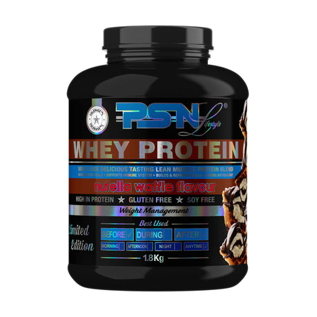 PSNLifestyle Bulk Value 1.8kg MRP Whey Protein - Nutella Waffle