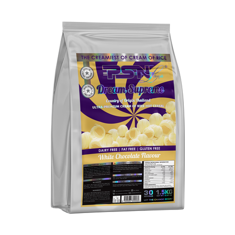 PSNLifestyle Dream Supreme Cream of Rice Hot Cereal 1.5kg White Chocolate